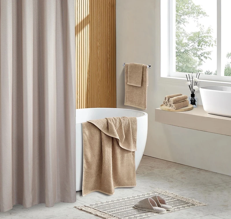 Swift Home Serviette solide 100 % coton super douce