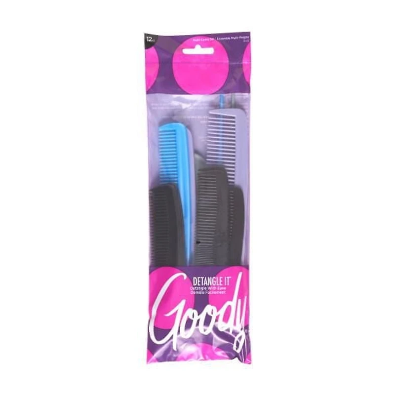 Goody Comb Value Pack - Bagged - 12Ct, Goody Value Pack