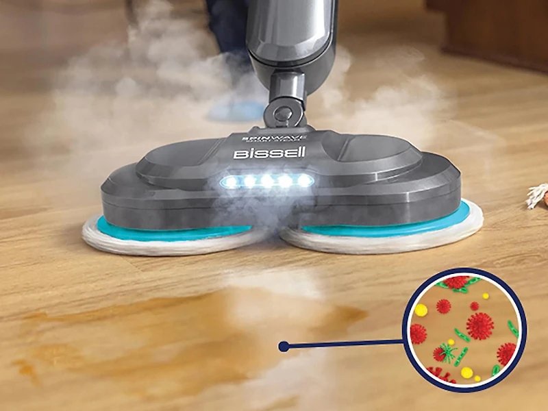BISSELL® SpinWave® SmartSteam™ Vadrouille à vapeur pour le récurage et l’assainissement