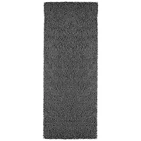 Ottomanson Non-Slip Rubberback Soft Shag Runner Rug for Hallway and Bathroom