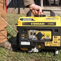 Firman Power Equipment P01001 Gas Powered 1300/1050 Watt Portable Generator
