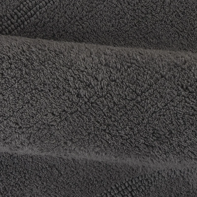 Better Homes & Gardens Cotton Reversible Bath Rug, Grey  Flannel, 17" x 24", 100% Cotton, 17"x24"