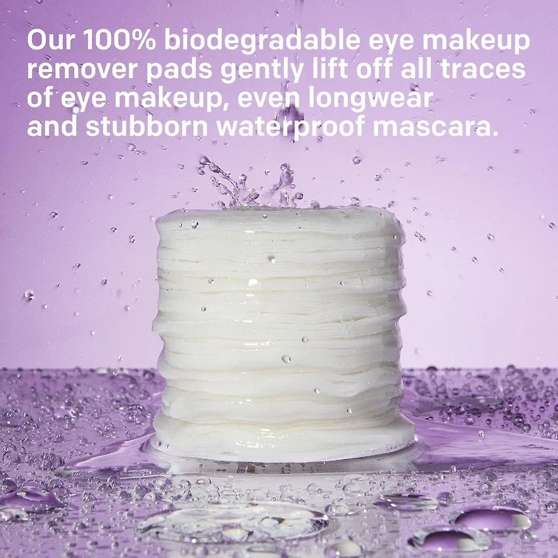 Almay Biodegradable Longwear & Waterproof Eye Makeup Remover Pads, Biodegradable Wipes for Waterproof Makeup, 120 count