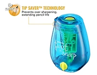 BOSTITCH Twist-n-Sharp Manual Assorted Colours Hand Held Pencil Sharpener