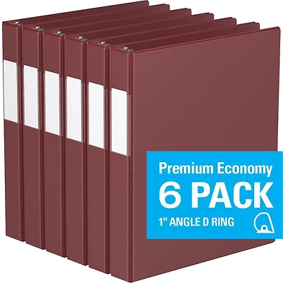 Davis Group, Premium Economy, D Ring, Binder, 6 Pack