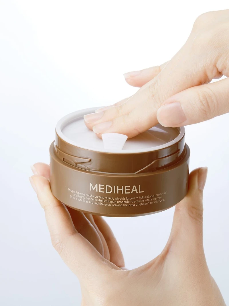 Mediheal Retinol Collagen Eye Ampoule Patch 60pcs, Retinol collagen eye patches