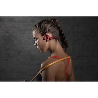 Shokz - OpenRun, CASQUE DE SPORT A CONDUCTION OSSEUSE, rouge