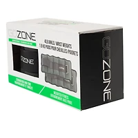 Poids pour chevilles/poignets GoZone – Gris/noir Alourdi avec du sable