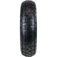 Hi-Run Stud 4.10/3.50-4 Wheelbarrow Tire Pneumatic Assembly with 5/8" Bushing Pre-Mounted