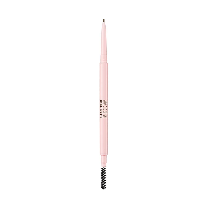 Clean Fresh Brow Nano Crayon à Sourcils, Pointe Ultra Précise, Waterproof, Sans Transfert, Applicateur Intégré, Formule Vegan Une pointe précision de 1 mm