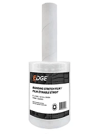 EDGE Mini Stretch Wrap Film with Handle - 5 inch x 1000 ft, Clear, Sold individually