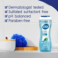 Nettoyant rafraîchissant pour le corps à l’eau de source Dial, 473 ml, testé par des dermatologues, sans silicones, parabènes, phtalates ni SLS, emballage de 1 1 bouteille, 473 ml