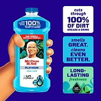 Nettoyant tout usage M. Net, nettoyant pour planchers, savon pour vadrouille, nettoyant liquide, Unstopables, 1,21 L 1 Pack