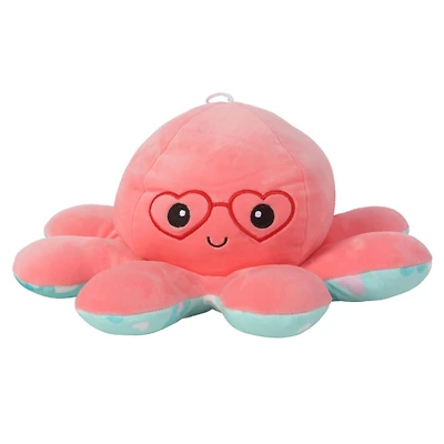 Way To Celebrate Valentine's Day 13.5" OCTOPUS Reversible Plush Animal