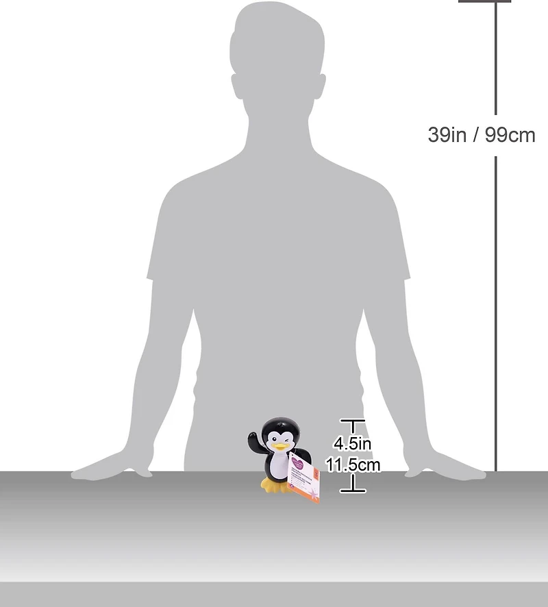 Manchot qui nage rapidement 1 pièce, 9+ mois