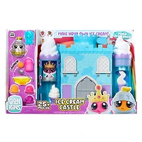 DohKins Ice Cream Castle with Princess & Knight - Dough Never Dries, 10oz scented dough