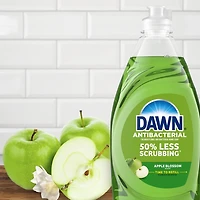 Savon à vaisselle Dawn Ultra EZ-Squeeze, détergent à vaisselle liquide, élimine les bactéries, parfum Fleurs de pommier, 443 ml 443ML