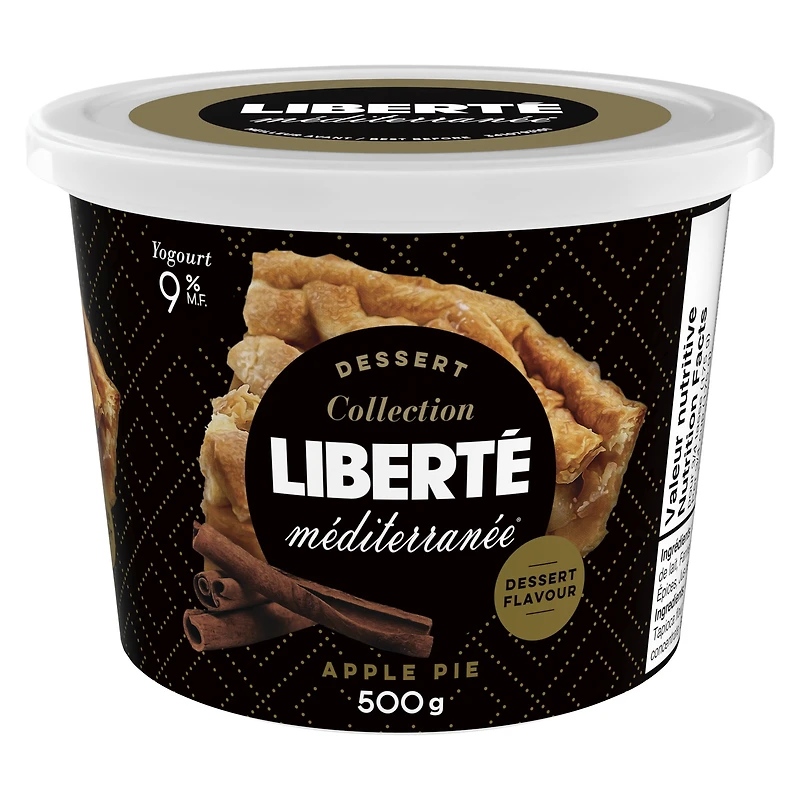 Liberté Méditerranée 9% Yogurt, Apple Pie,  500 g