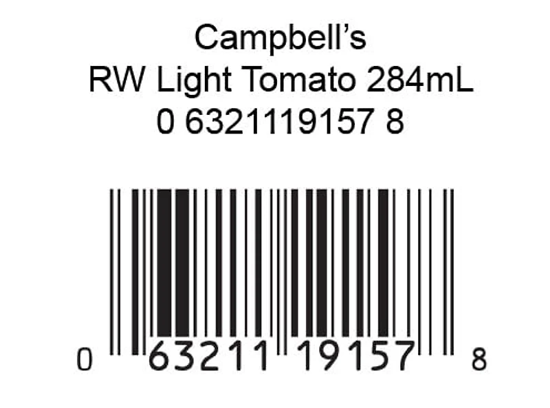 Campbell’s® Condensed Light Tomato Soup, Shelf Stable, 284 mL