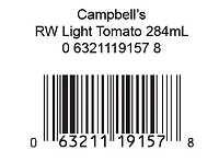 Campbell’s® Condensed Light Tomato Soup, Shelf Stable, 284 mL
