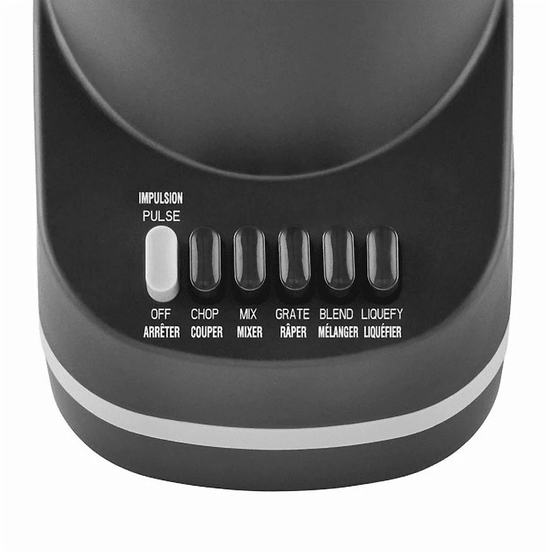 Mainstays 6 Speed Blender avec bocal de 48 onces avec lame en acier inoxydable, noir MAINSTAYS PL MELANGEUR 6V MS