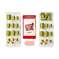 KISS ImPRESS Press-On - 30 faux ongles, courts Ongles à coller.