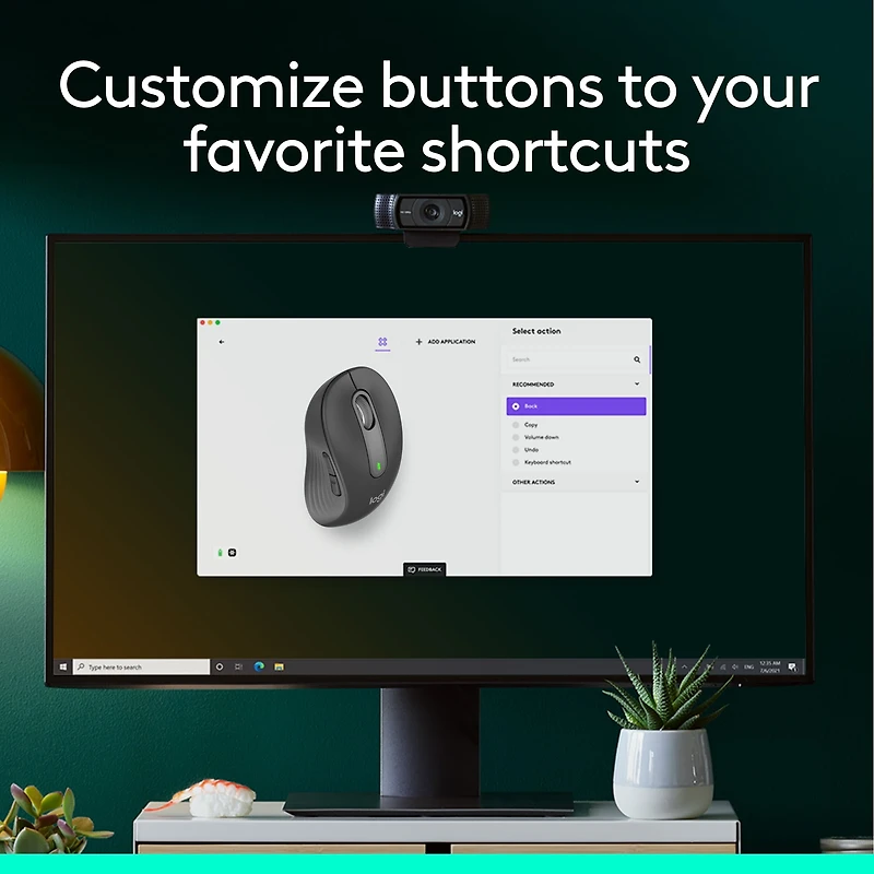 Logitech Signature M650 L Souris Sans Fil Grande Taille, Pour Mains Larges, Graphite