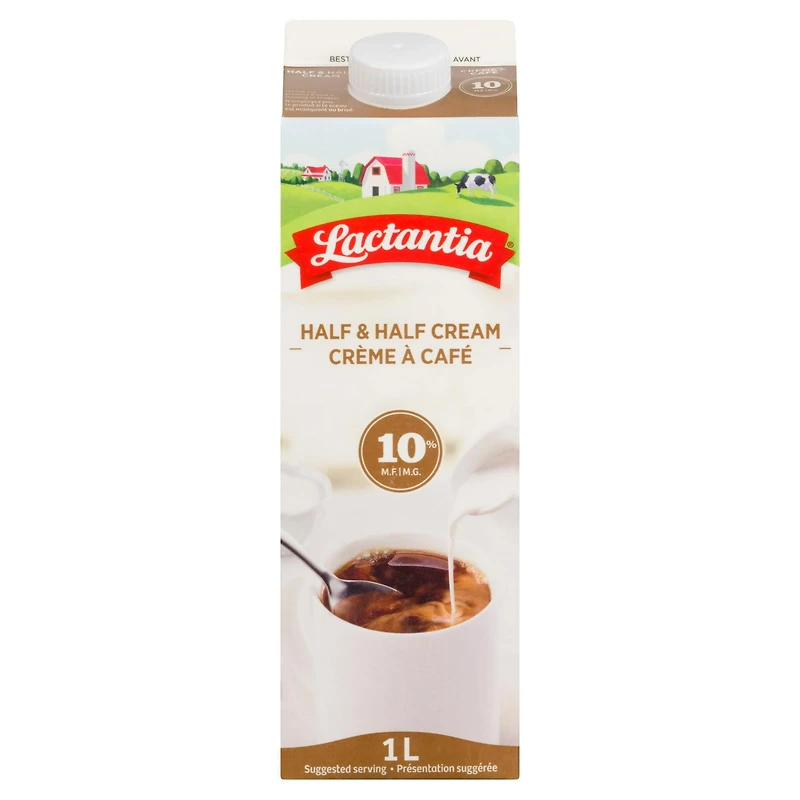 Lactantia 10% Half & Half Cream, 1L