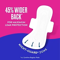 CAREFREE® Ultra Thin Pads, Regular Pads With Wings, 28ct, 28 count