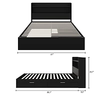 Nexera Hunter Platform Bed with Headboard