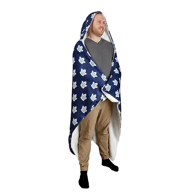 Couverture à capuche des Maple Leafs de Toronto de la LNH (50 x 70 po)