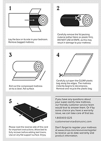 Matelas hybride à ressorts ensachés Zinus Spa Sensations 6 pouces Simple, double