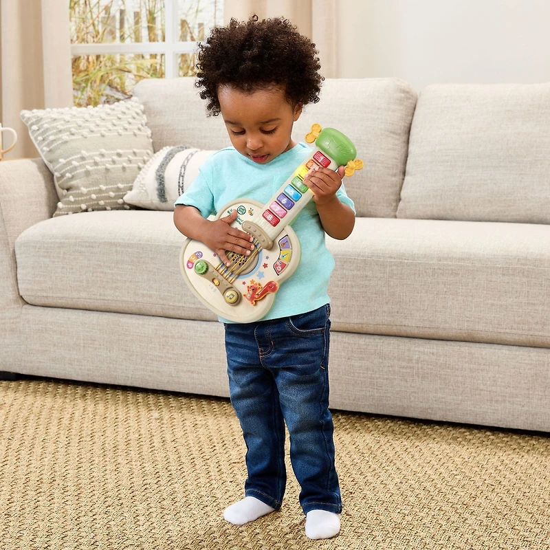 LeapFrog Ma guitare lumi magique - Jouet musical - Version française, 18+ Mois 18+ Mois