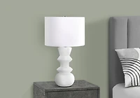 Monarch Specialties Lighting, 26"h, Table Lamp, Cream Ceramic, Ivory / Cream Shade, Contemporary