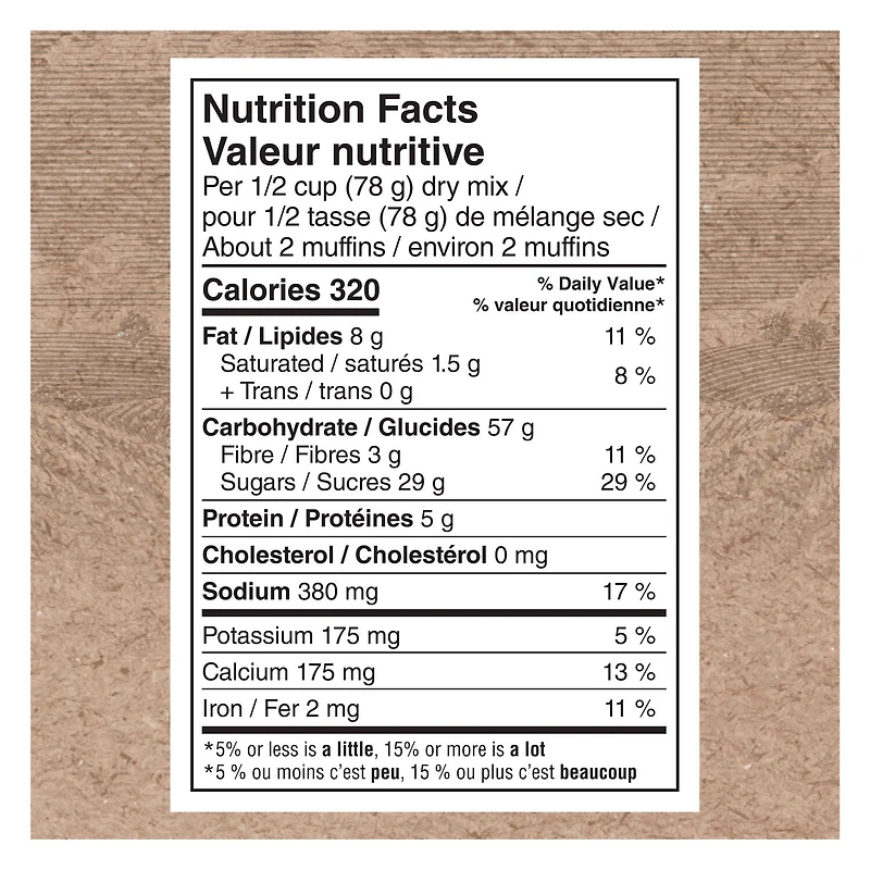 Quaker Oat Flour Muffin Mix Oatmeal