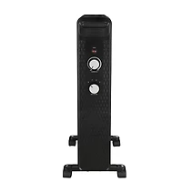 Chauffage radiant électrique à huile Pelonis 1500 W à commande mécanique, 3 réglages