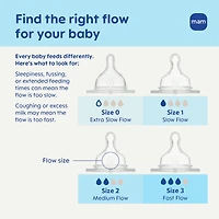 MAM Easy Start Anti-Colic Matte Baby Bottles, 2x9oz Bottles, Medium Flow Bottles with Silicone Nipple, Unisex Baby Bottles