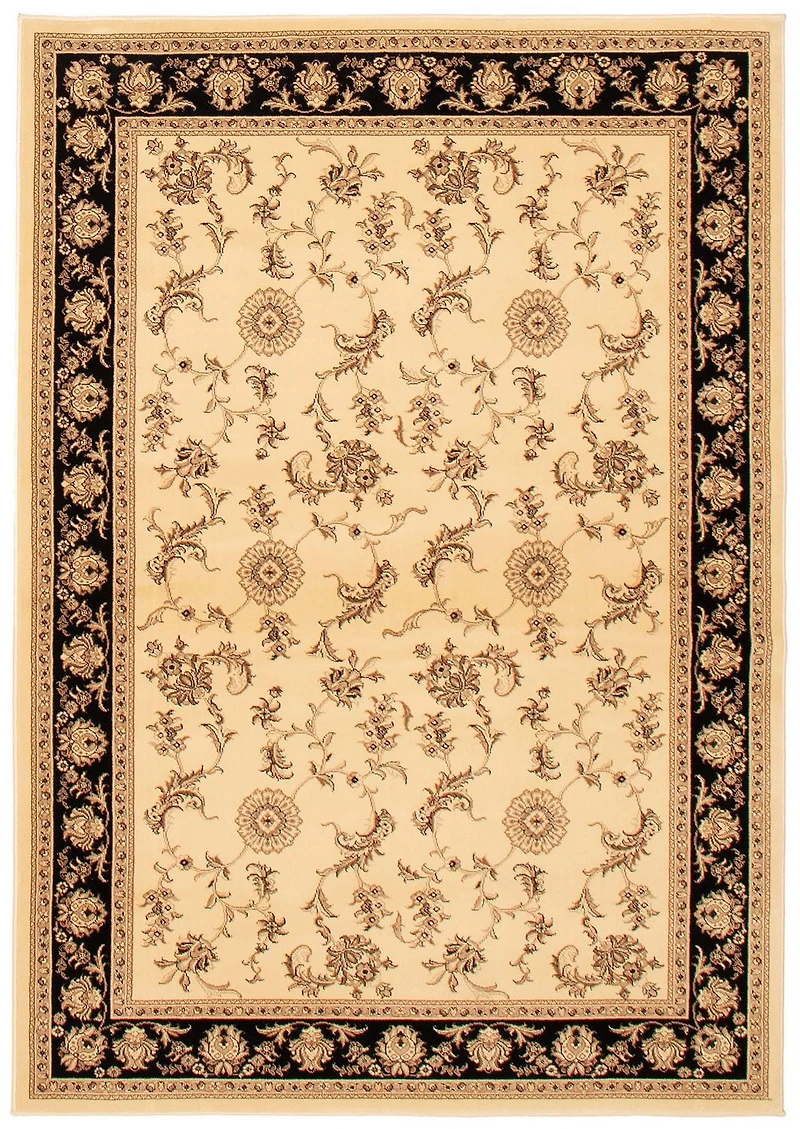 ECARPET Lotus Mod Cream Rug 5'3" x 7'6"