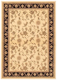 ECARPET Lotus Mod Cream Rug 5'3" x 7'6"