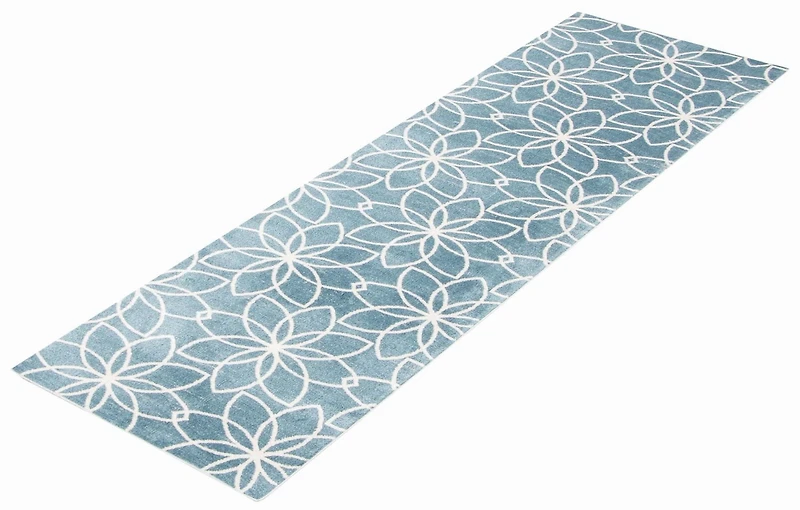 ECARPET Washable Floral Area Rug & Runner for Bedroom, Living Room, Kids Hallway