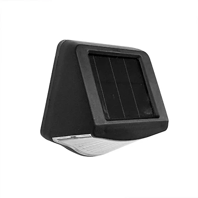 Mainstays Solar Powered Black LED Step Light, 3 Lumens, Mainstays 3L Step Light