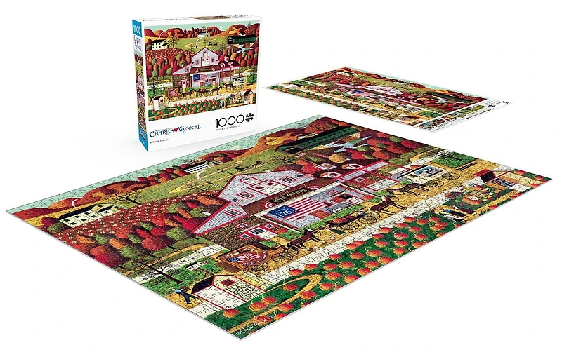 Buffalo Games - Charles Wysocki - Autumn Farms - 1000 Piece Jigsaw Puzzle