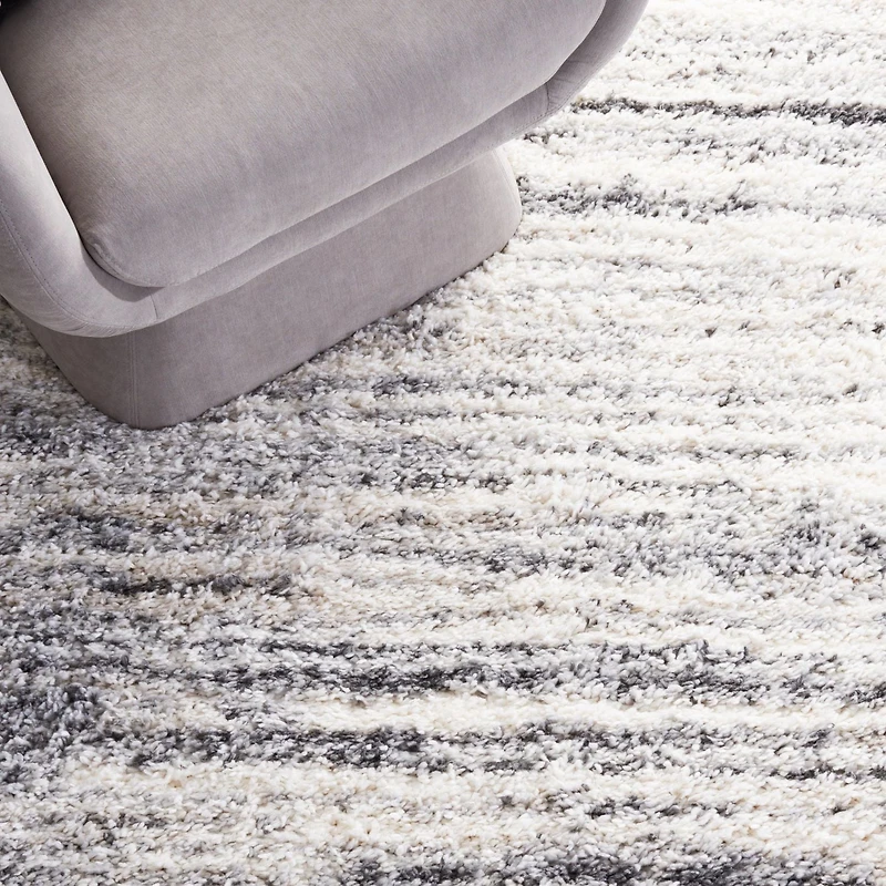 SAFAVIEH Fontana Dalia Tapis Peluche Shag Rayé