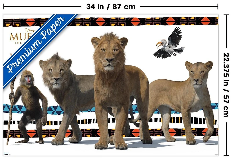 Disney Mufasa: The Lion King - Group Wall Poster