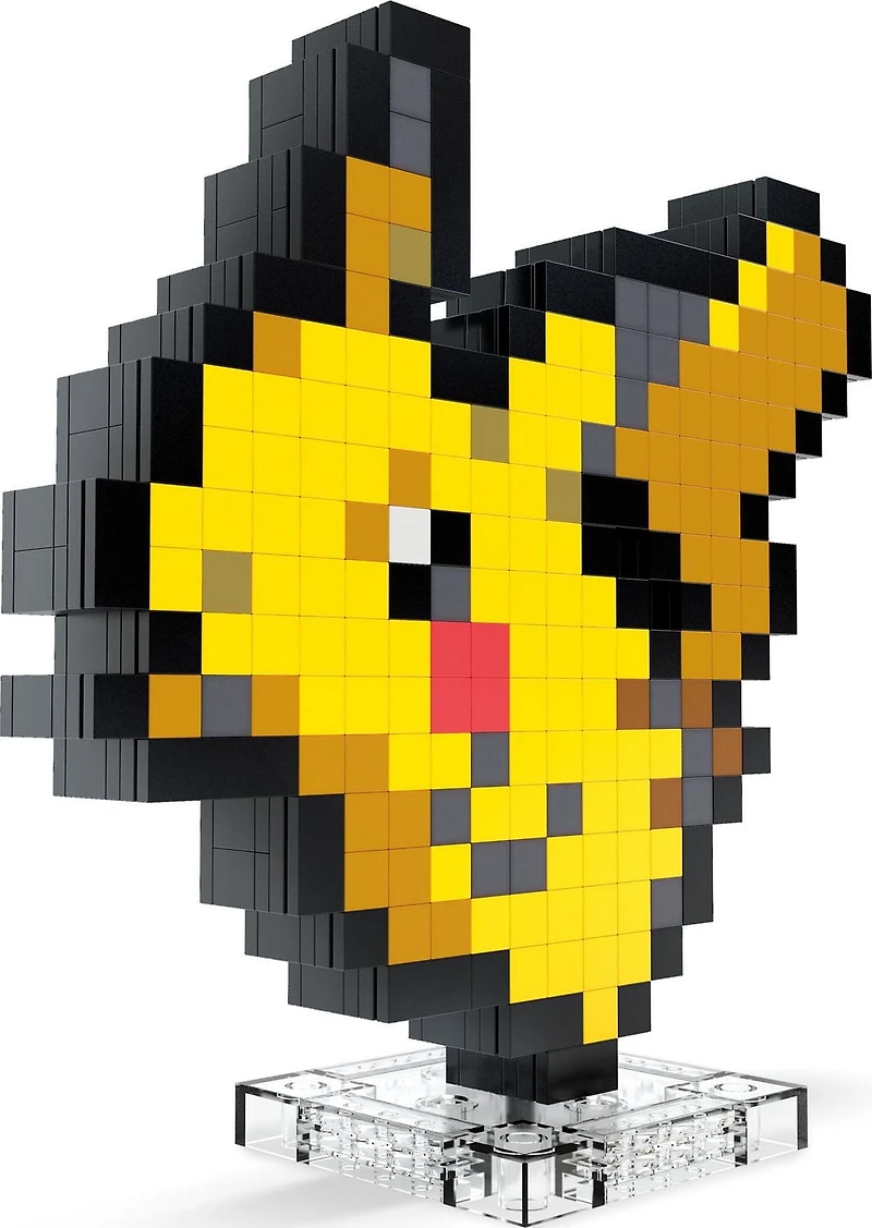 MEGA – Pokémon – Coffret de construction – Pikachu (400 pces), rétro -