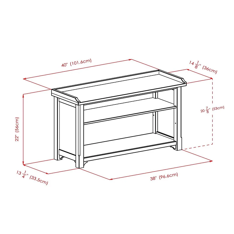 Verona Storage bench & baskets