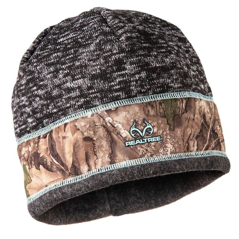 Bonnet en molleton de chandail gris pour femmes Realtree APX Taille unique