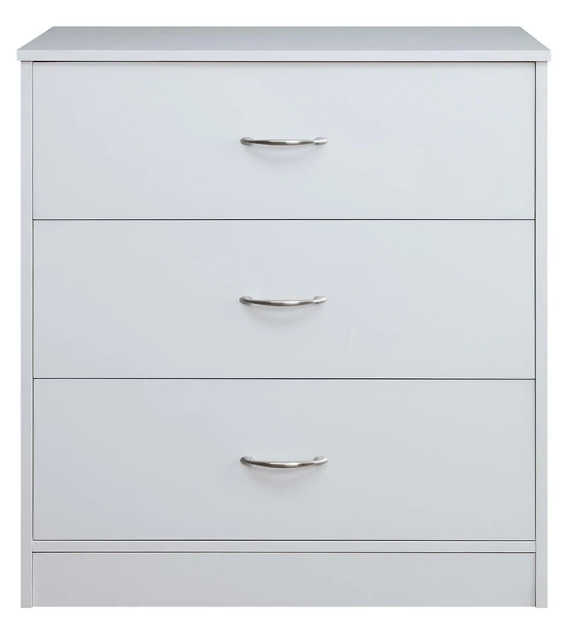 Mainstays Commode à 3 Tirois Blanc