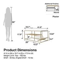 Table basse Neely de Mr. Kate, naturel