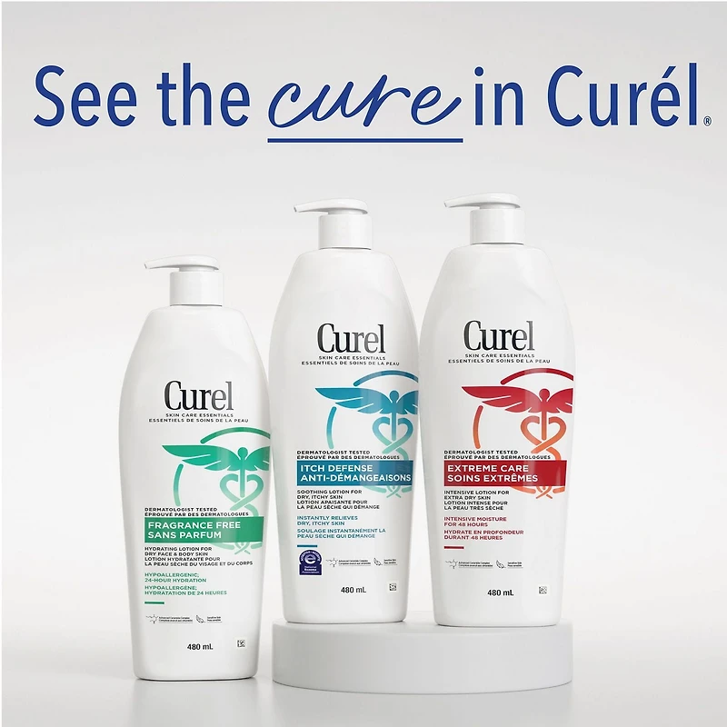 Curel® Extreme Care Intensive Lotion, Body Moisturizer for Extra-Dry, Tight Skin, 480mL, 480 ml